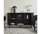 Cooper & Co. Haven Sliding Door 140cm Sideboard Black