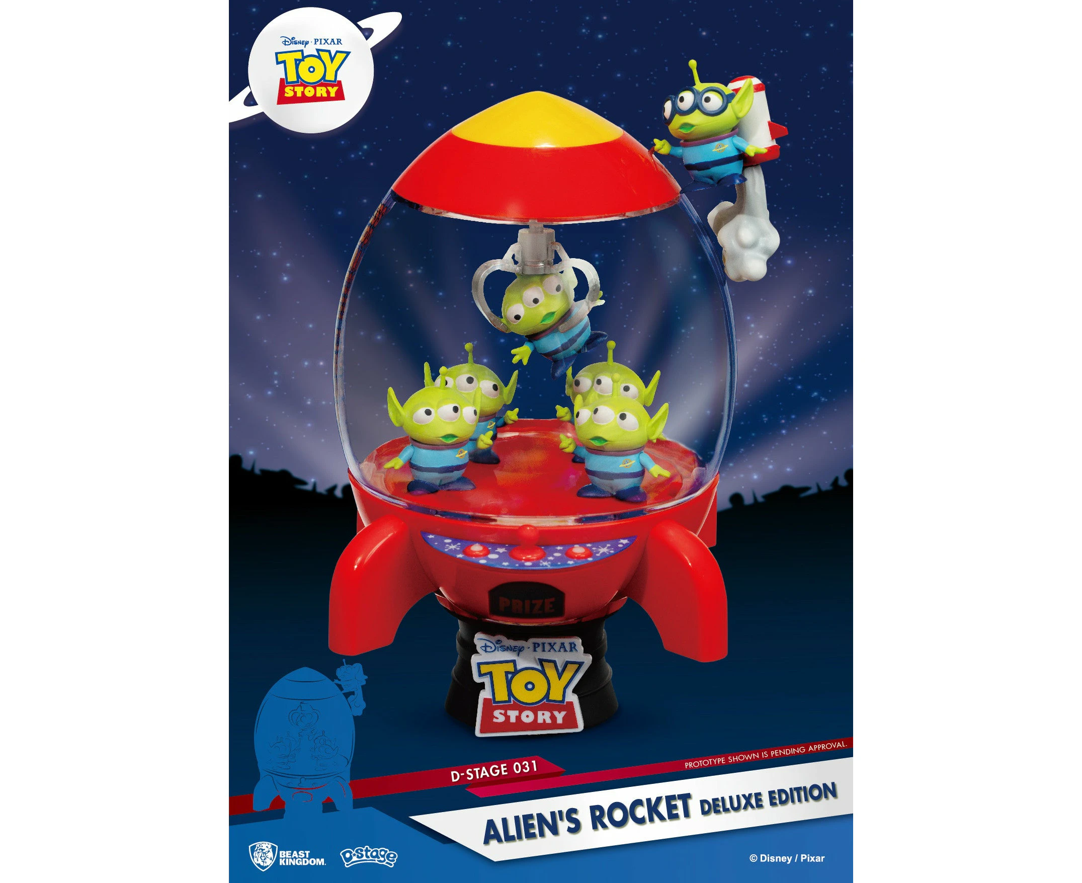 Beast Kingdom D Stage Toy Story Aliens Rocket Deluxe Edition