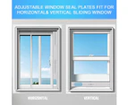 Kerykwan Portable Air Conditioner Window Door Kit with 5.9” Exhaust Hose Adjustable AC Vent Kit for Ducting Universal AC Seal Panel for Horizontal&Vertical