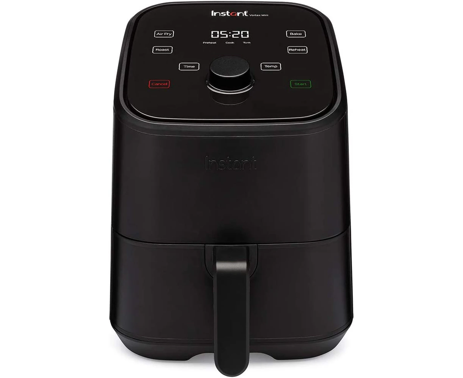 Instant Pot Vortex Mini Air Fryer, Black, 2L