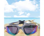 Swimming Goggles for Adult, Adjustable Unisex Swim Goggle, Anti-Fog, Leak-Proof, Waterproof Swimming Goggle with Clear Vision