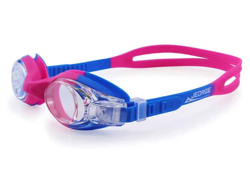 JEORGE Kids Swim Goggles, Anti-fog No Leaking Girls Boys for Age 3-10