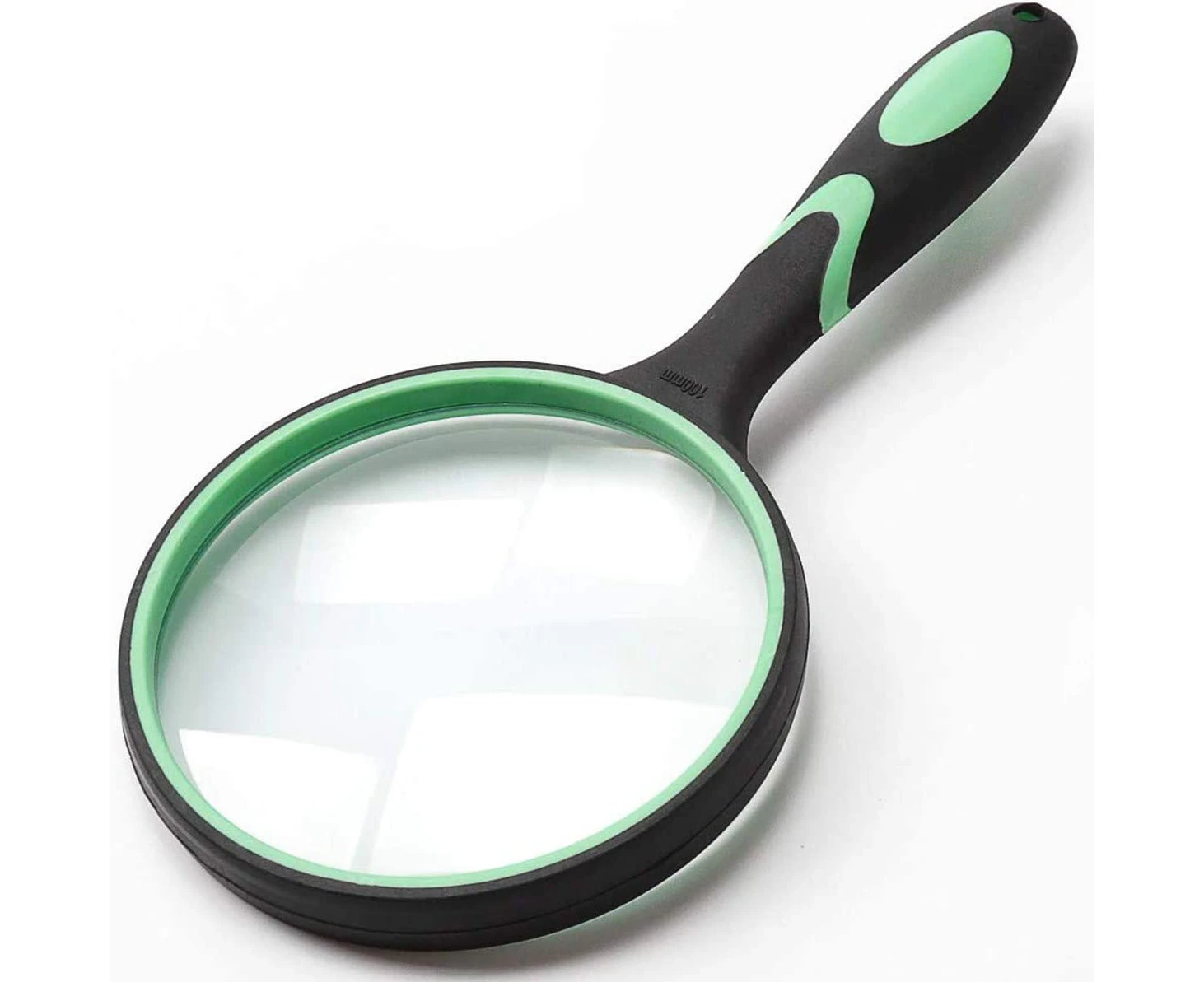 10X Handheld Reading Magnifier, 100mm Large Real Magnifying Glass Lens for Book Newspaper Reading, Classroom Science Insect and Hobby Observation