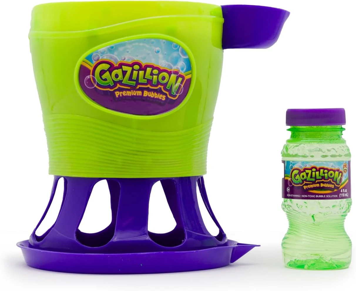 Gazillion Bubbles, Tornado Bubble Machine, Includes 4oz Bubble Solution, Sensory Toys for Kids Ages 3 and up