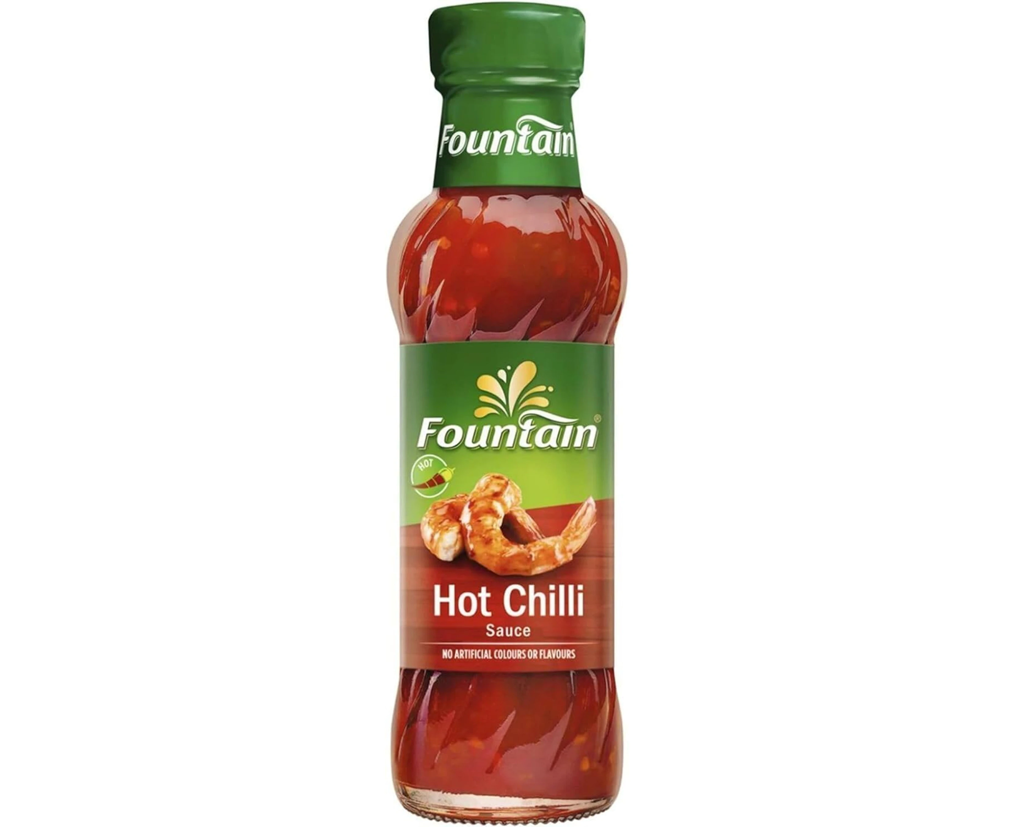 Fountain Hot Chilli Sauce Spicy Sauce Dipping and Marinade Fountain Sauces 250ml