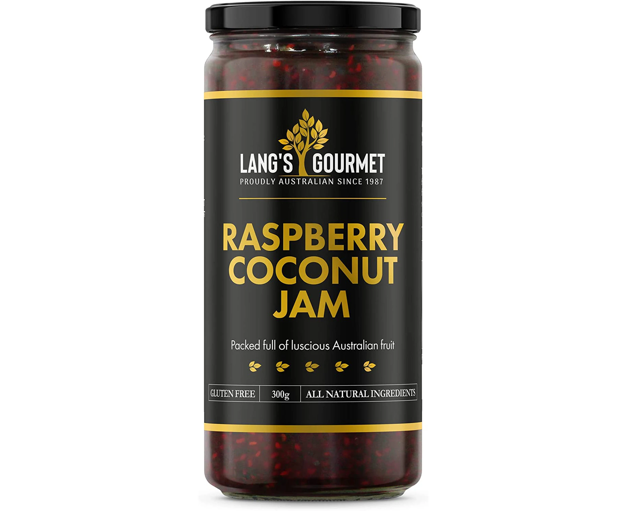 Langs Gourmet Raspberry Coconut Jam 300 g