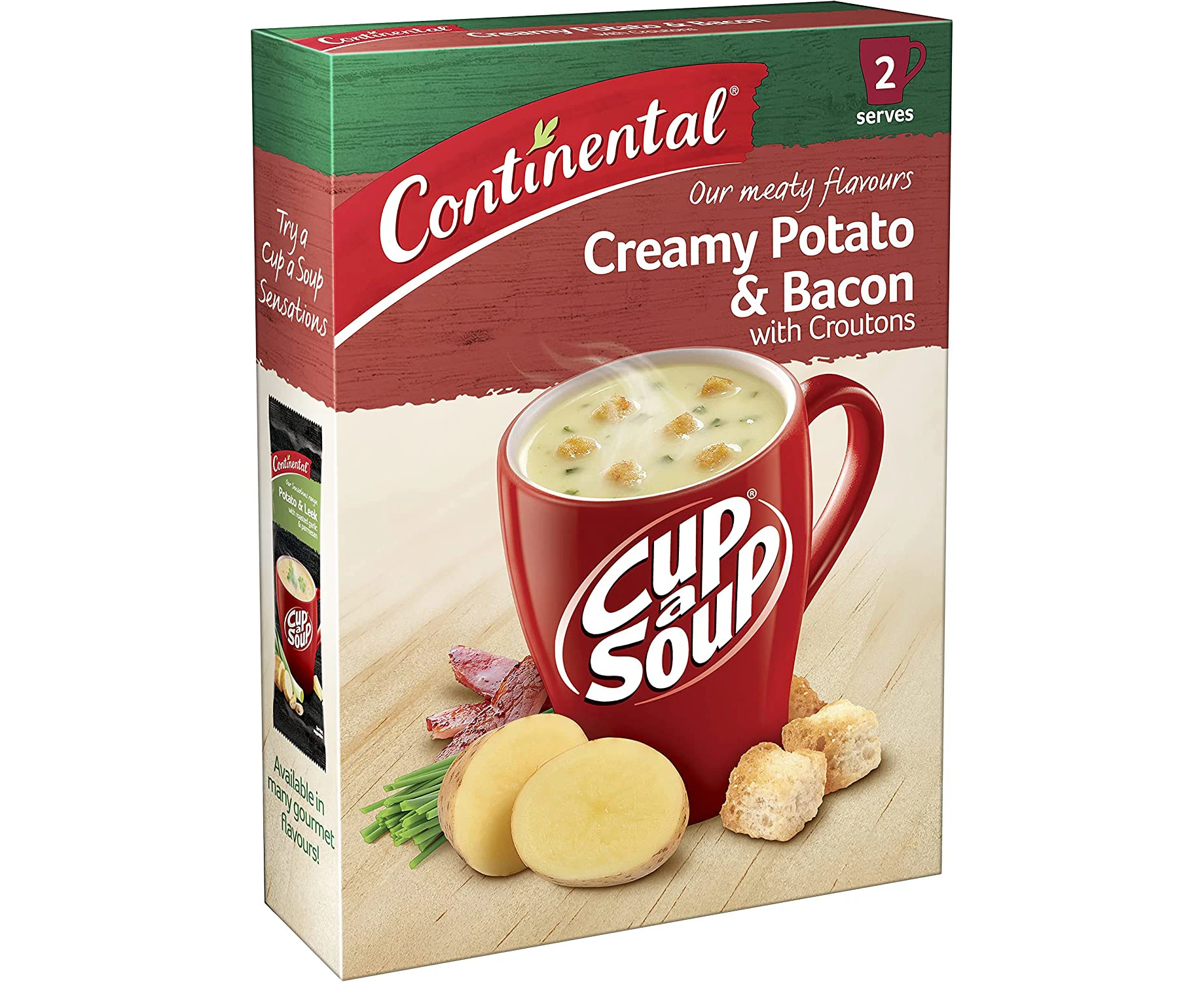 Continental Classics Creamy Potato & Bacon With Croutons Cup A Soup 50 g