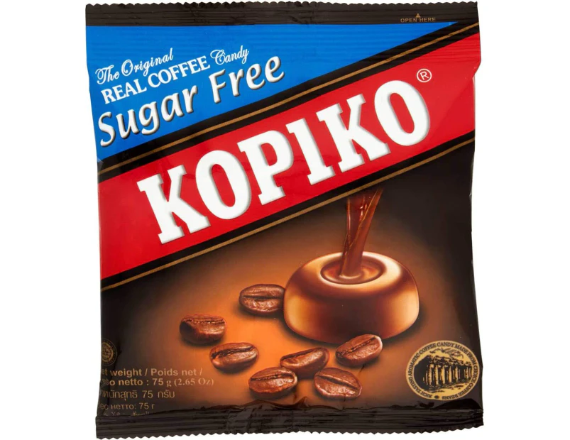 Kopiko Sugar Free Coffee Candy, 75 g