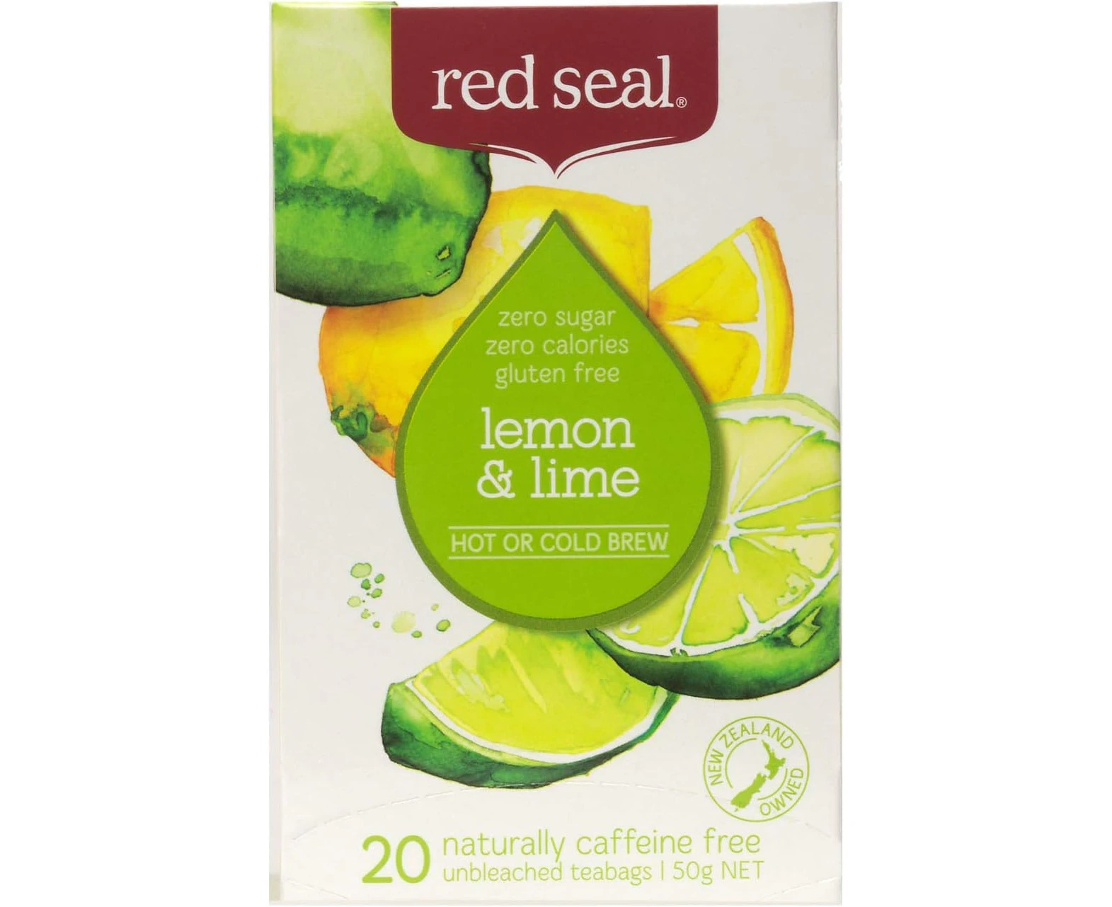 Red Seal Lemon and Lime Hot and Cold Brew, 20 Tea Bags