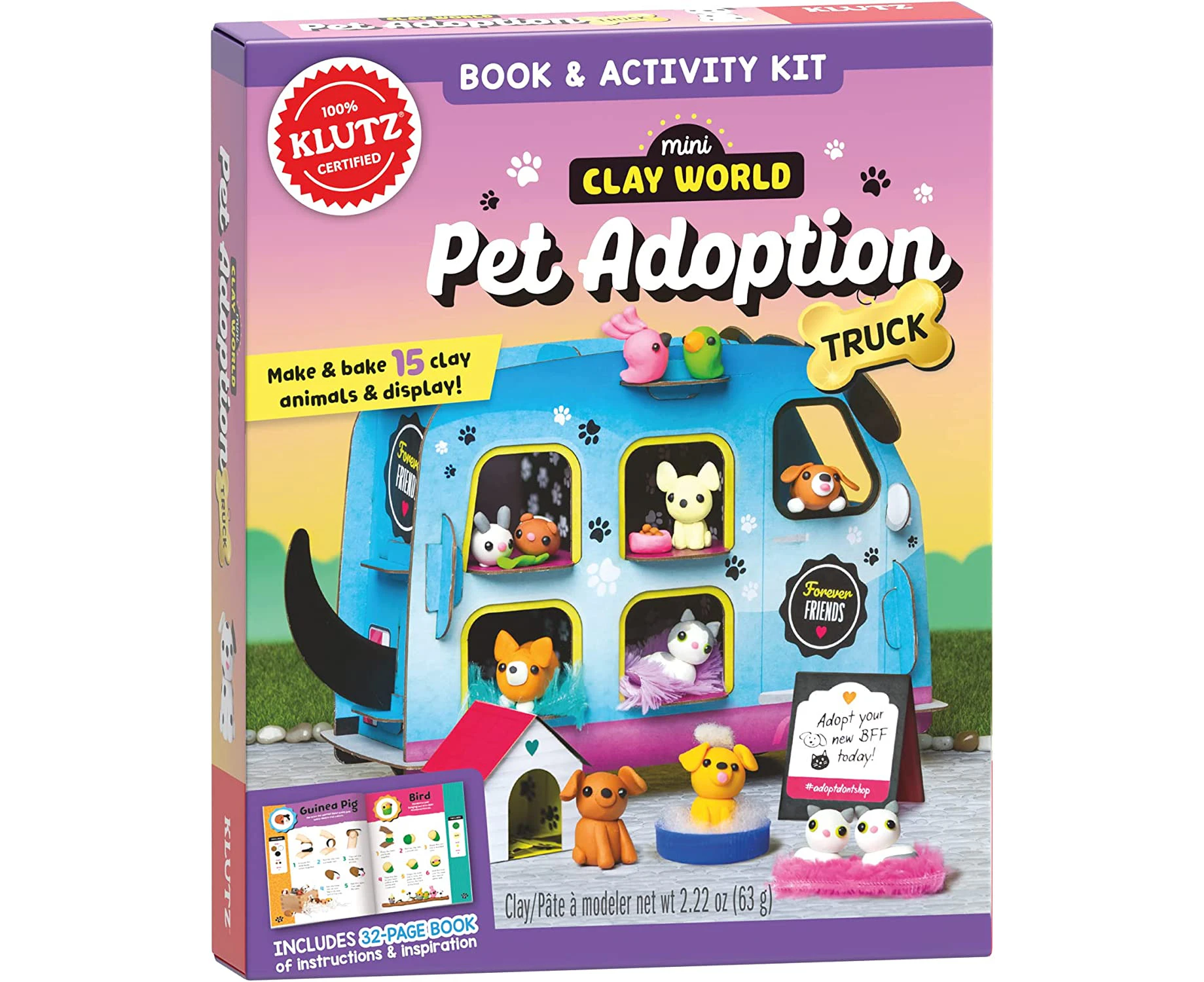 Klutz Mini Clay World Pet Adoption Truck ( Craft Kit)