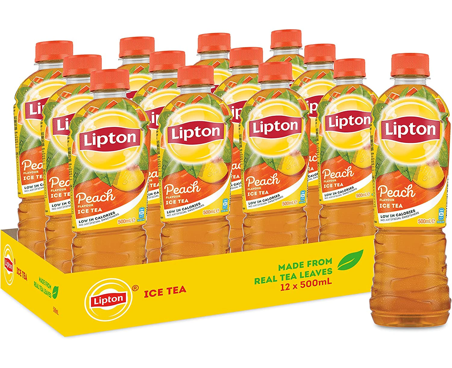 Lipton Peach Ice Tea, 12 x 500ml