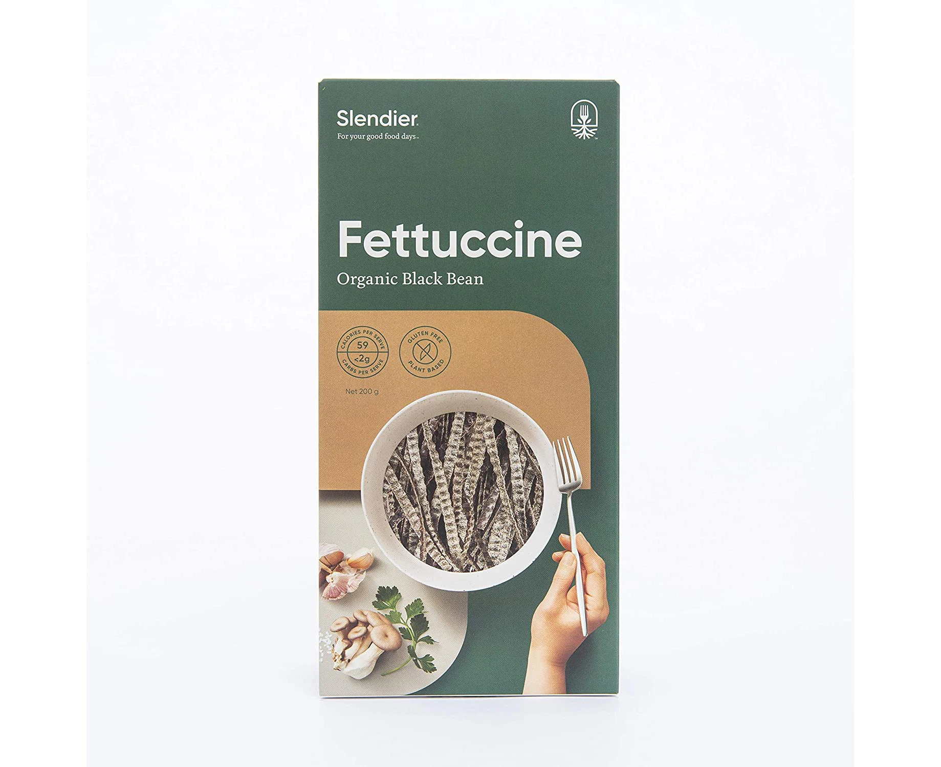 Slendier Organic Black Bean Fettuccine 200g