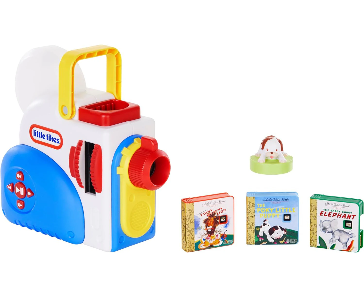 Little Tikes Story Dream Machine with 3 Little Golden Book Stories - Light, Sound, and Audio Projector for Kids - Includes 3 Stories and 1 Character - for