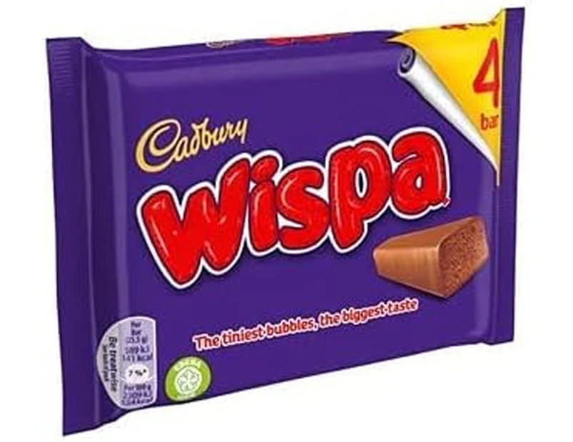 Cadbury Wispa 4 Bars (Pack of 11, Total 44 Bars)