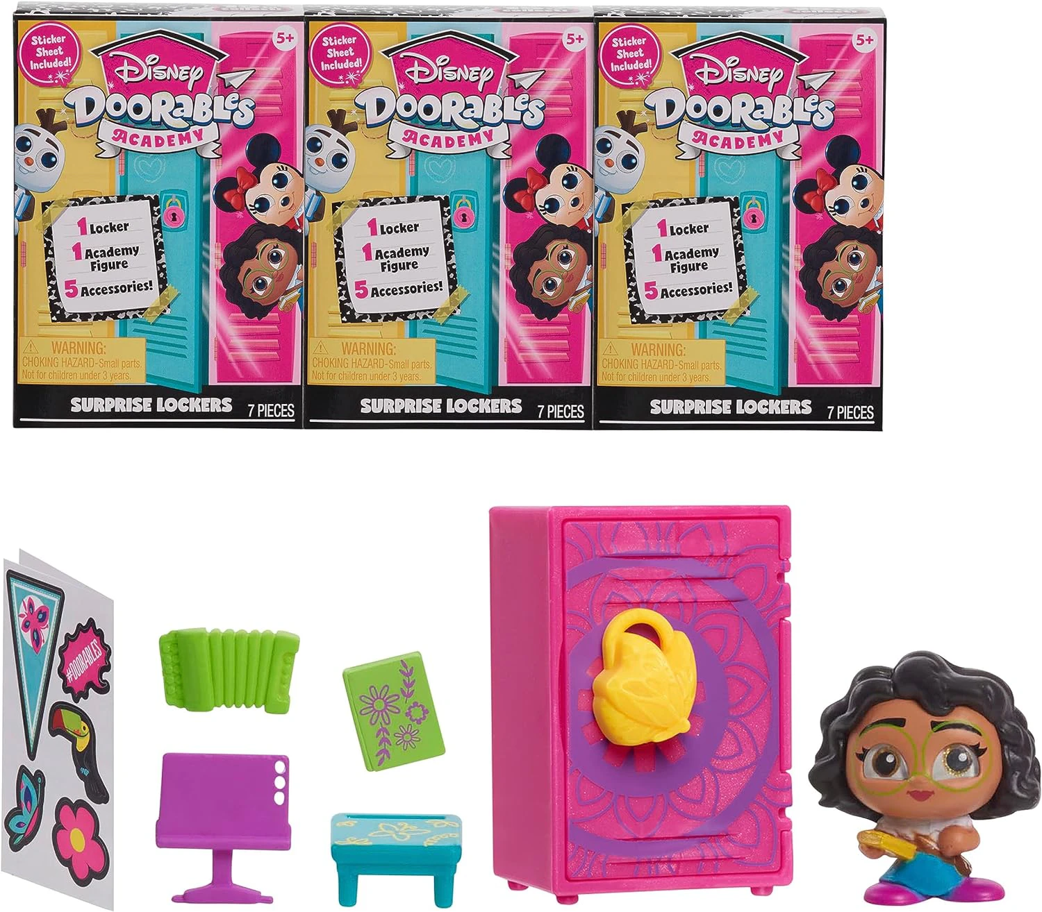 Doorables Academy Surprise Locker 3pk