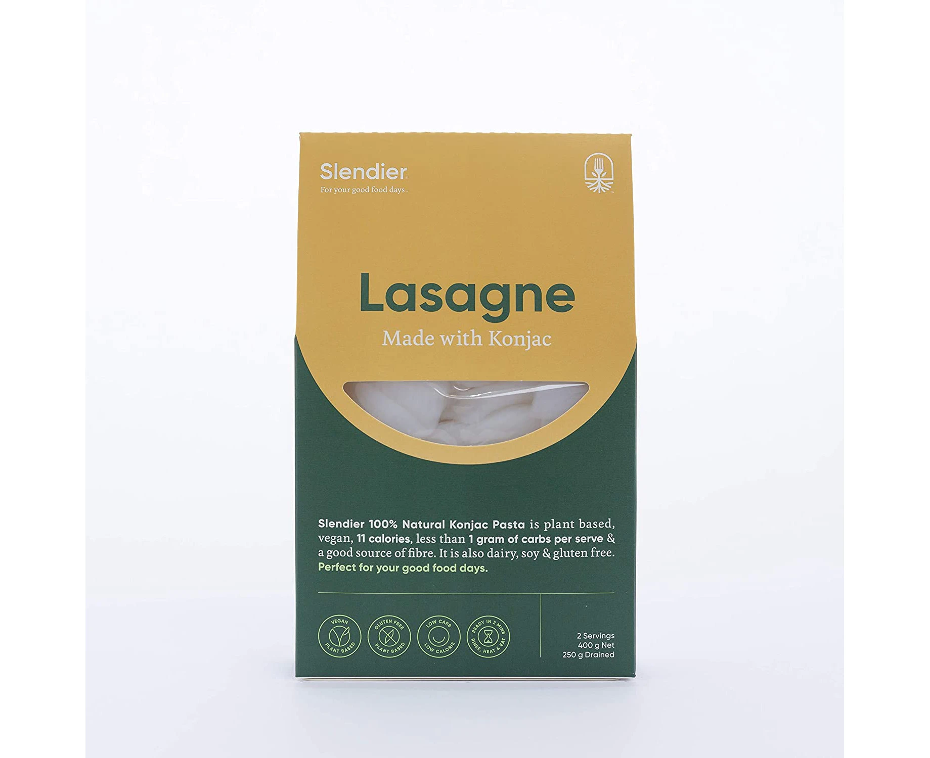 Slendier Konjac Pasta Lasagne Sheets 400 g