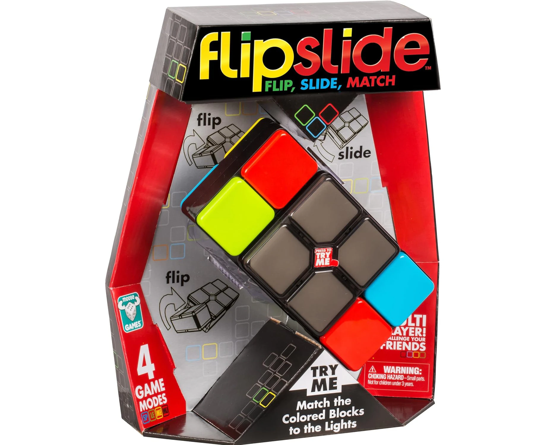 Moose games 25254 Flipslide Electronic Game,Black