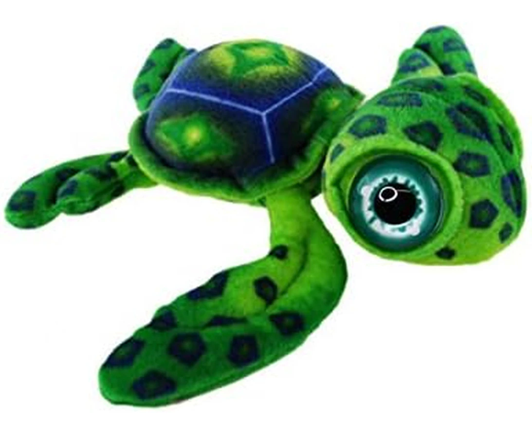 Elka Australia 18006-30GR Turner Turtle Soft Plush Toy, Green, 30 Centimeters