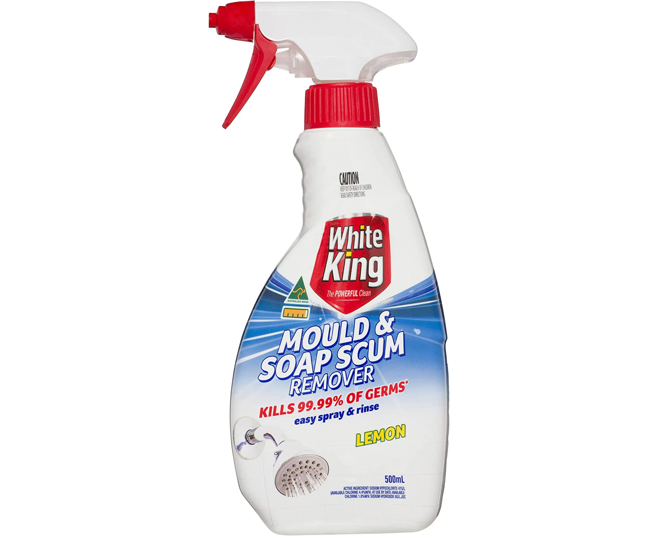 White King Mold and Scum Remover Spray, 500 milliliters