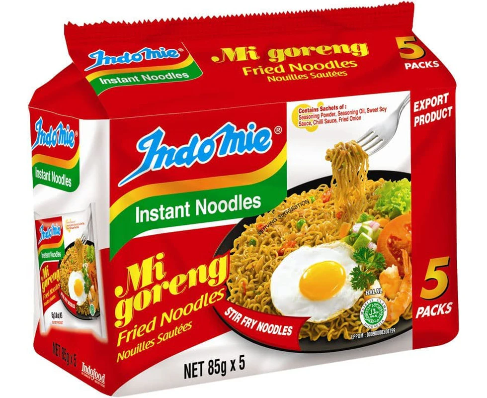 Indomie Migoreng Instant Noodles 5 Packets, 400 g