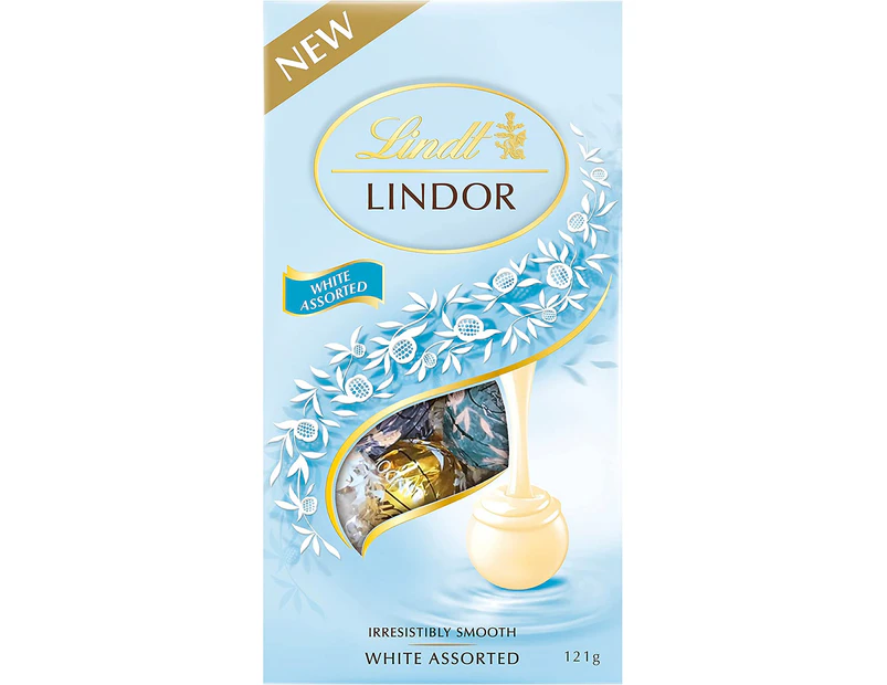 Lindt Lindor White Assorted Chocolate Bag 121g