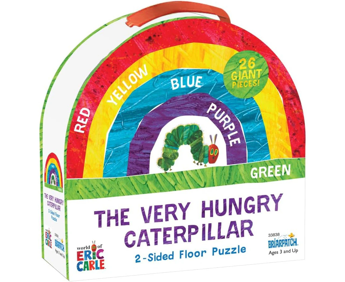 Briarpatch The World of Eric Carle The Very Hungry Caterpillar 2-Sided Floor Puzzle, Grades PreK + (UG-33836)