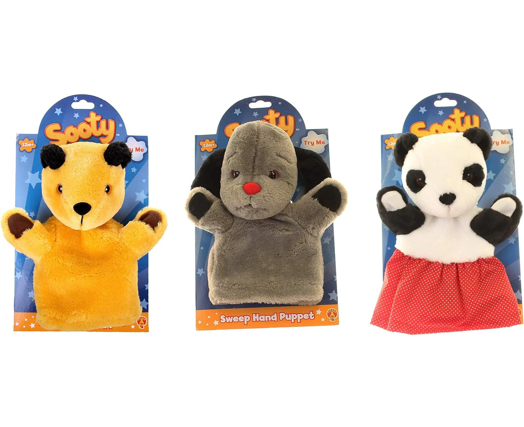 The Sooty Show Hand Puppet Collection: Sooty, Sweep and Soo (3 Pieces)