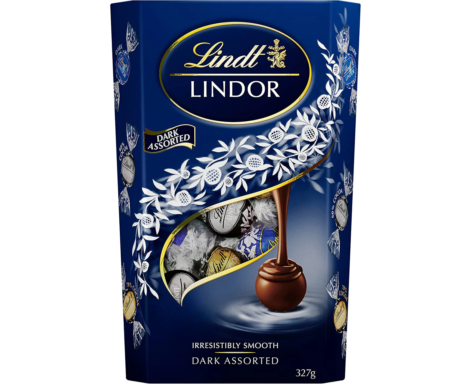 Lindt Lindor Dark Assorted Chocolate Cornet 327g