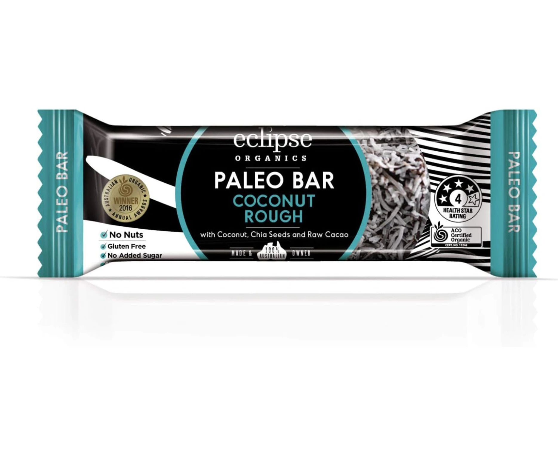 Eclipse Organics Paleo Bar - Coconut Rough 540g 12x45g Box