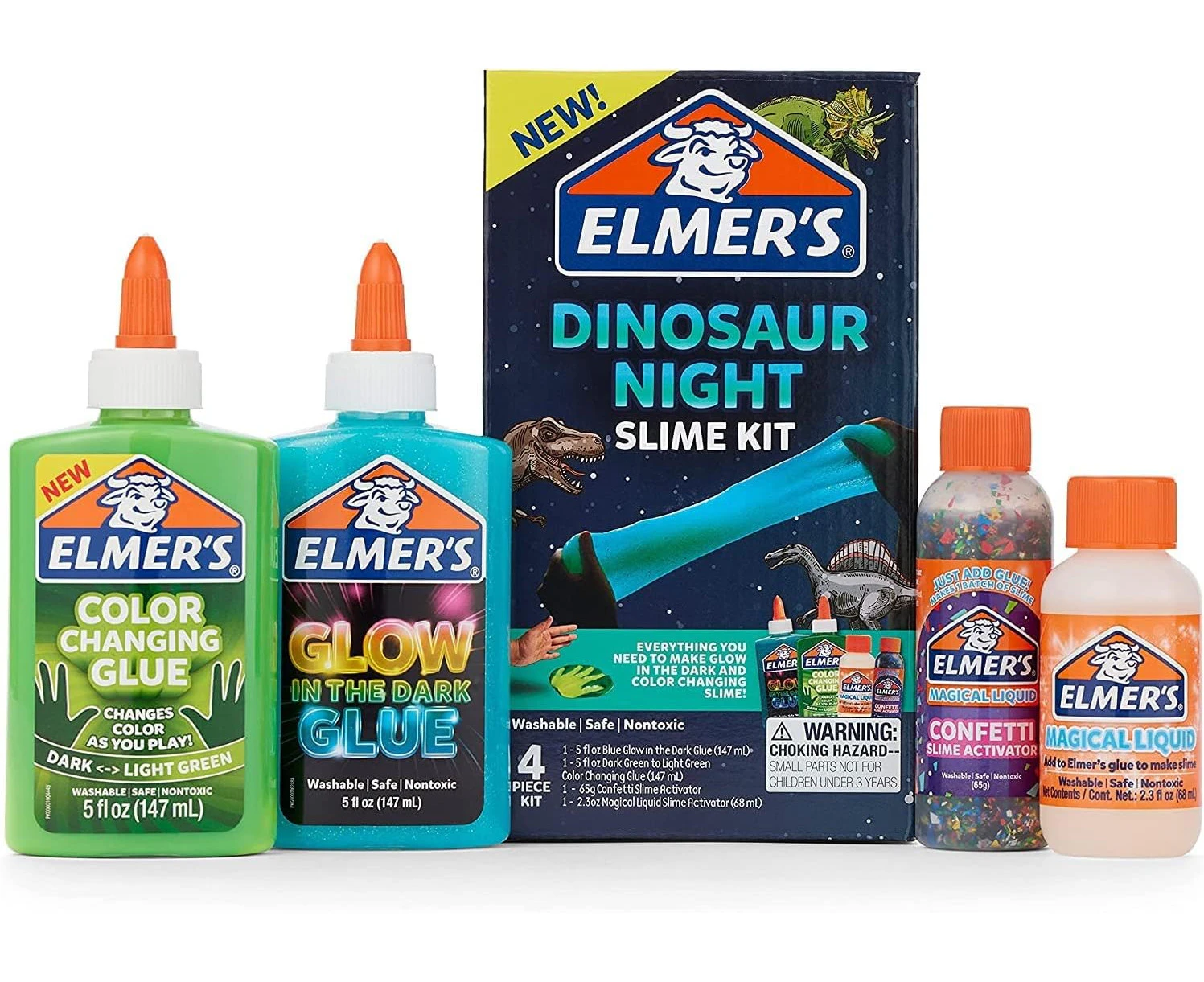 Elmer's Dinosaur Night Slime Kit