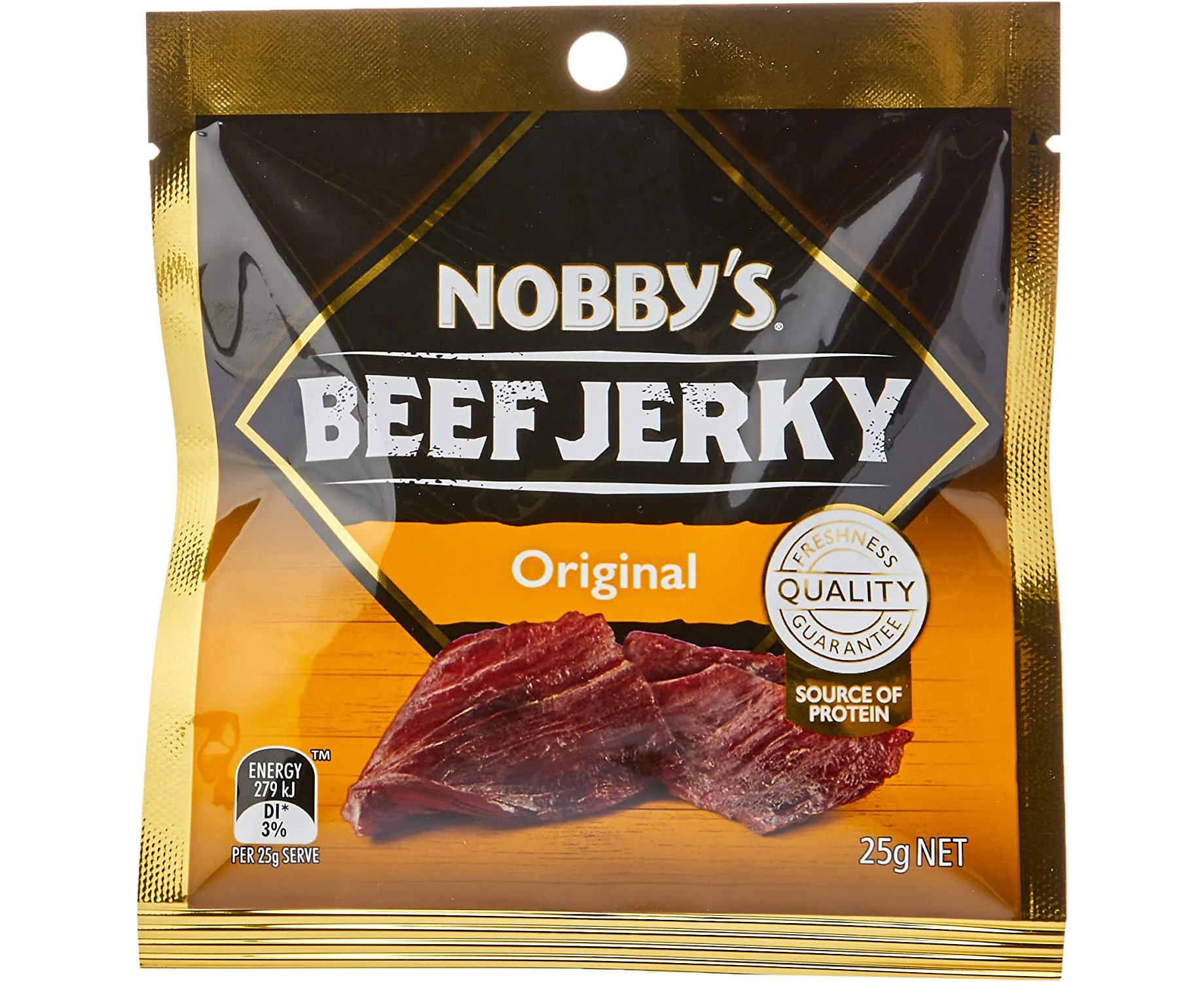 Nobby's Original Beef Jerky, 12 x 25 Grams