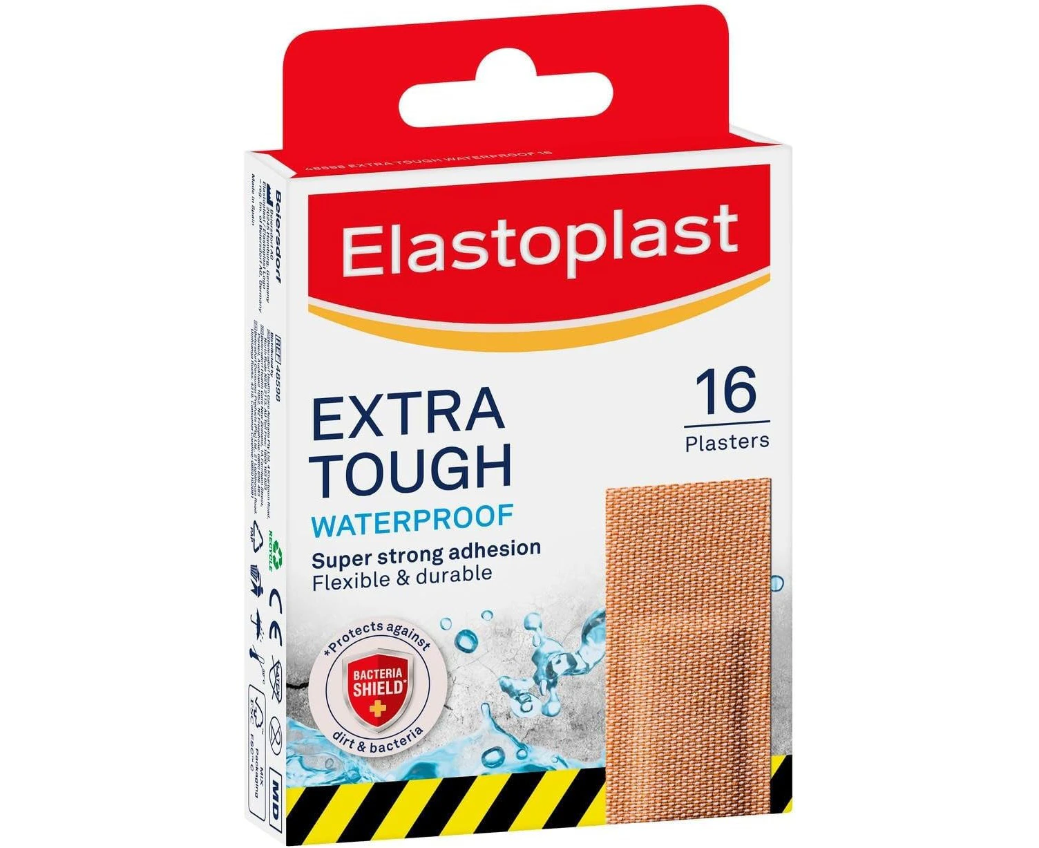 Elastoplast Extra Tough Waterproof Plasters 16 Pack