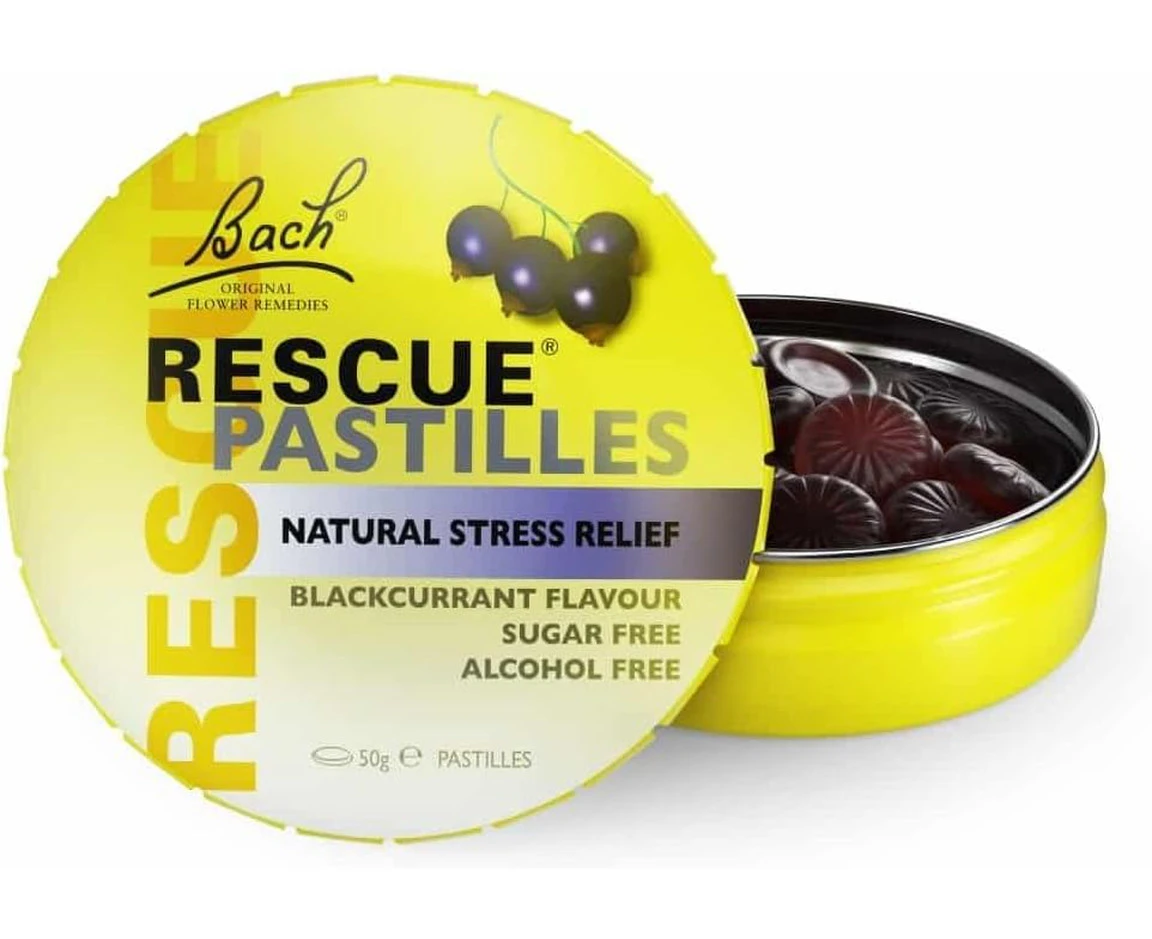 Bach Original Pastilles Blackcurrant Single Flower Rescue Remedy