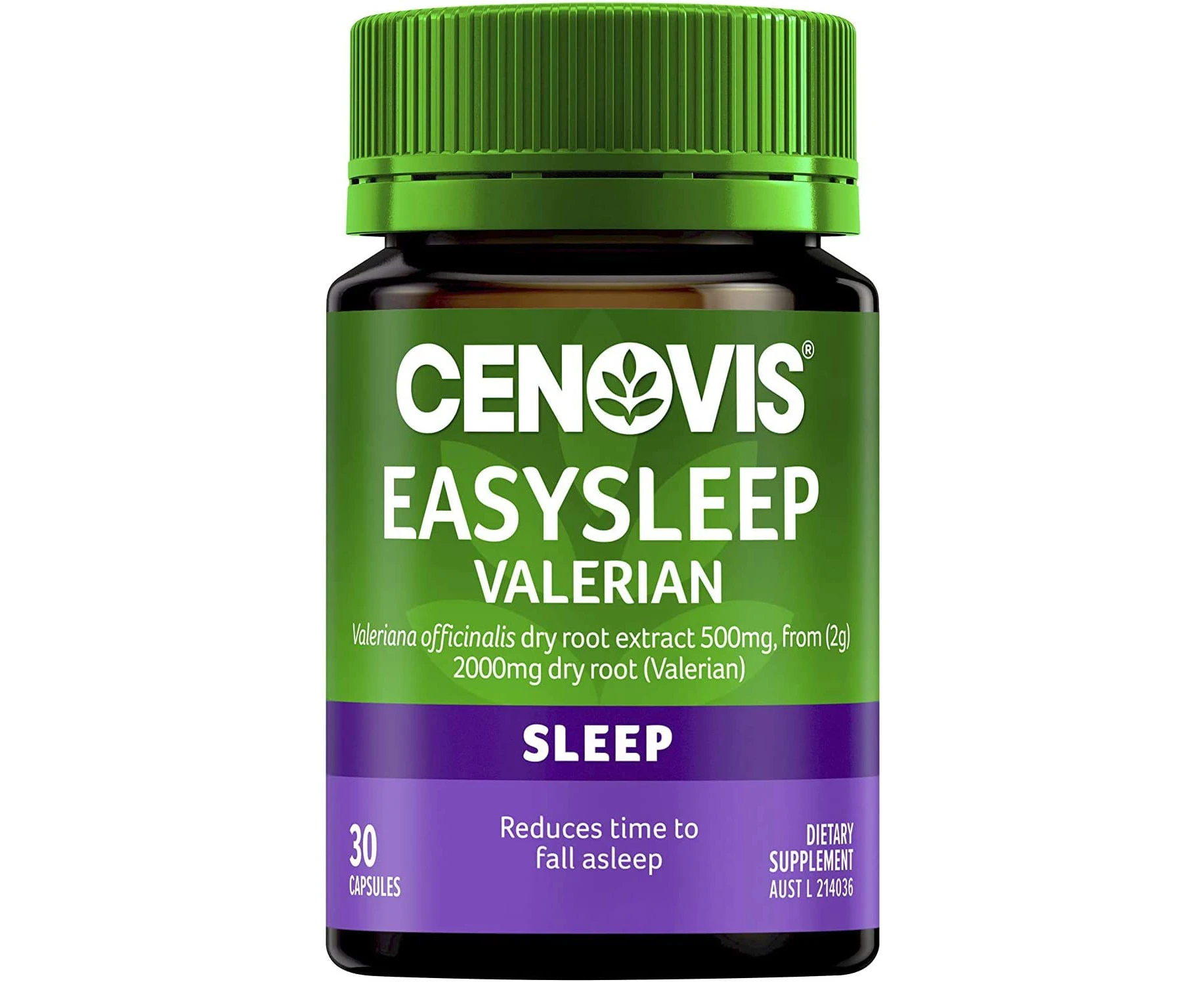 Cenovis EasySleep Valerian - Traditionally Used to Calm Nerves and Relieve Sleeplessness, 30 Capsules