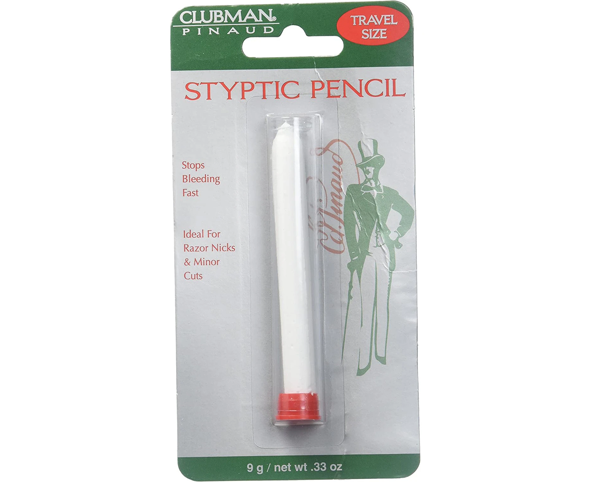 Clubman Pinaud Styptic Pencil Travel Size 0.33 oz