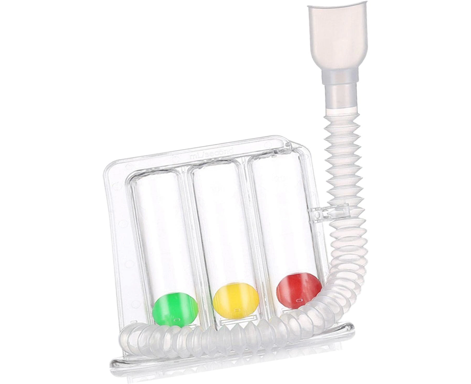 Eigell 3 Balls Deep Breathing Lung Exerciser Breath Measurement System Device Respiratory Spirometry Function Improvement Durable Lung Exerciser