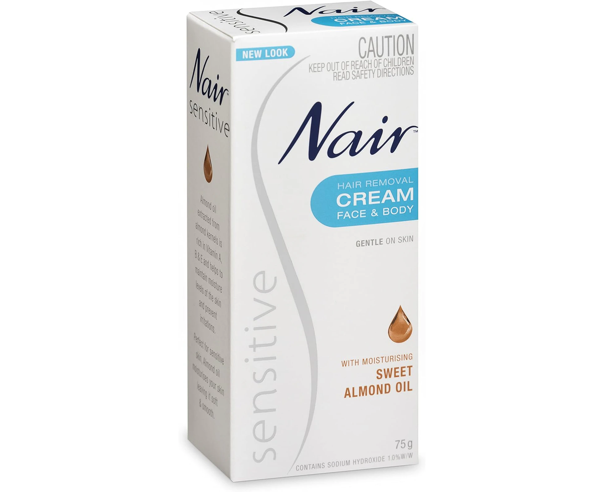 Nair Sensitive Hair Remover Cream, 75g