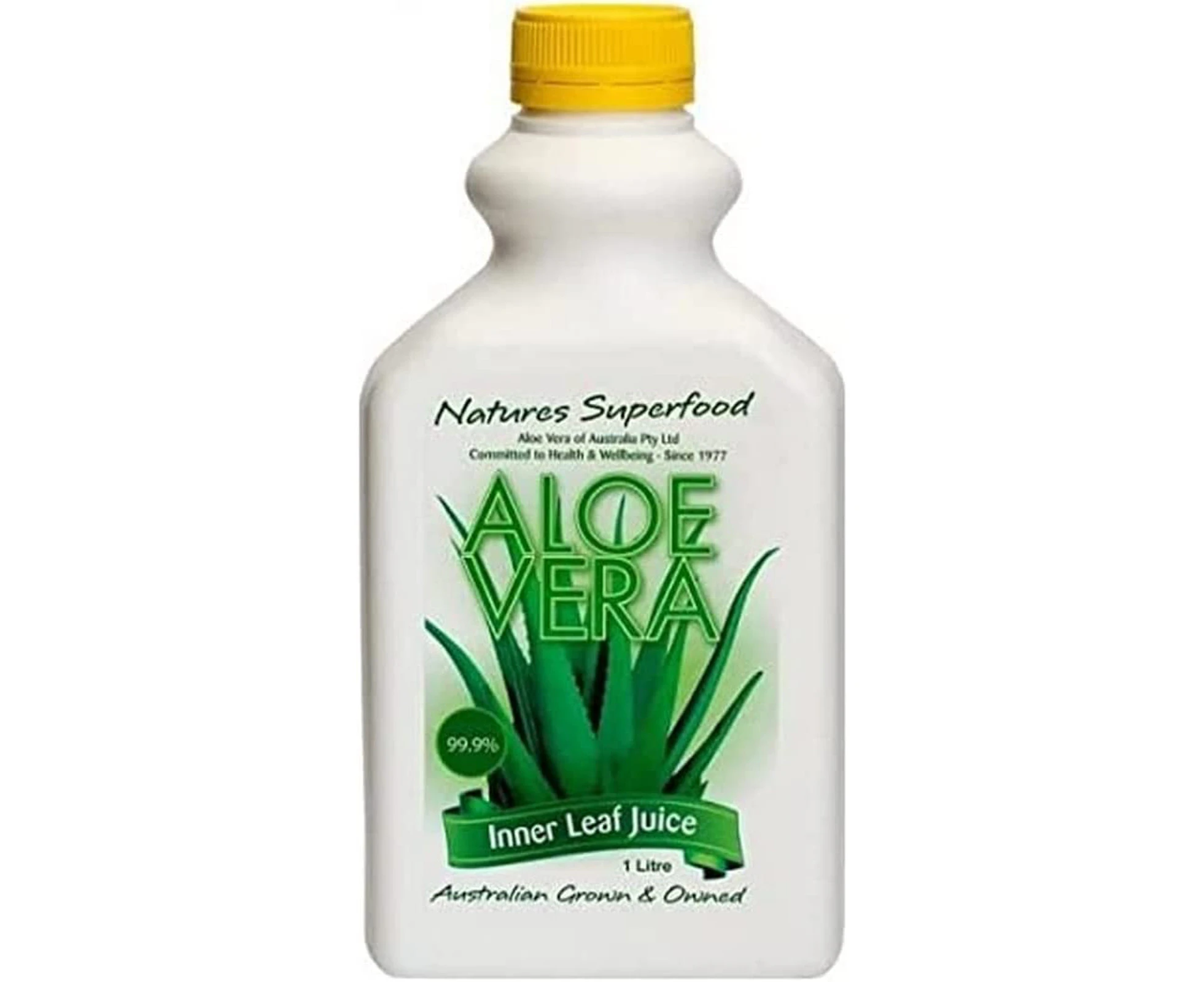 Aloe Vera of Australia Aloe Vera Inner Leaf 99.9% Juice in Plastic Bottle, 1 Litre, Multicolor (GD4027)