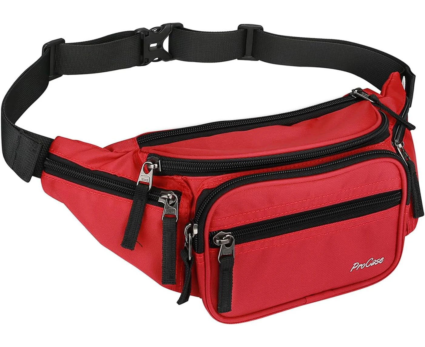 ProCase Fanny Pack Waist Packs for Men Women, Large Capacity Waist Bag Hip Pack for Travel Hiking Running Outdoor Sports