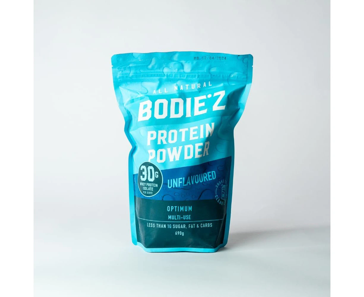 BODIE'Z 100% Whey 30g Protein Water - Unflavoured - High Performance - 690g