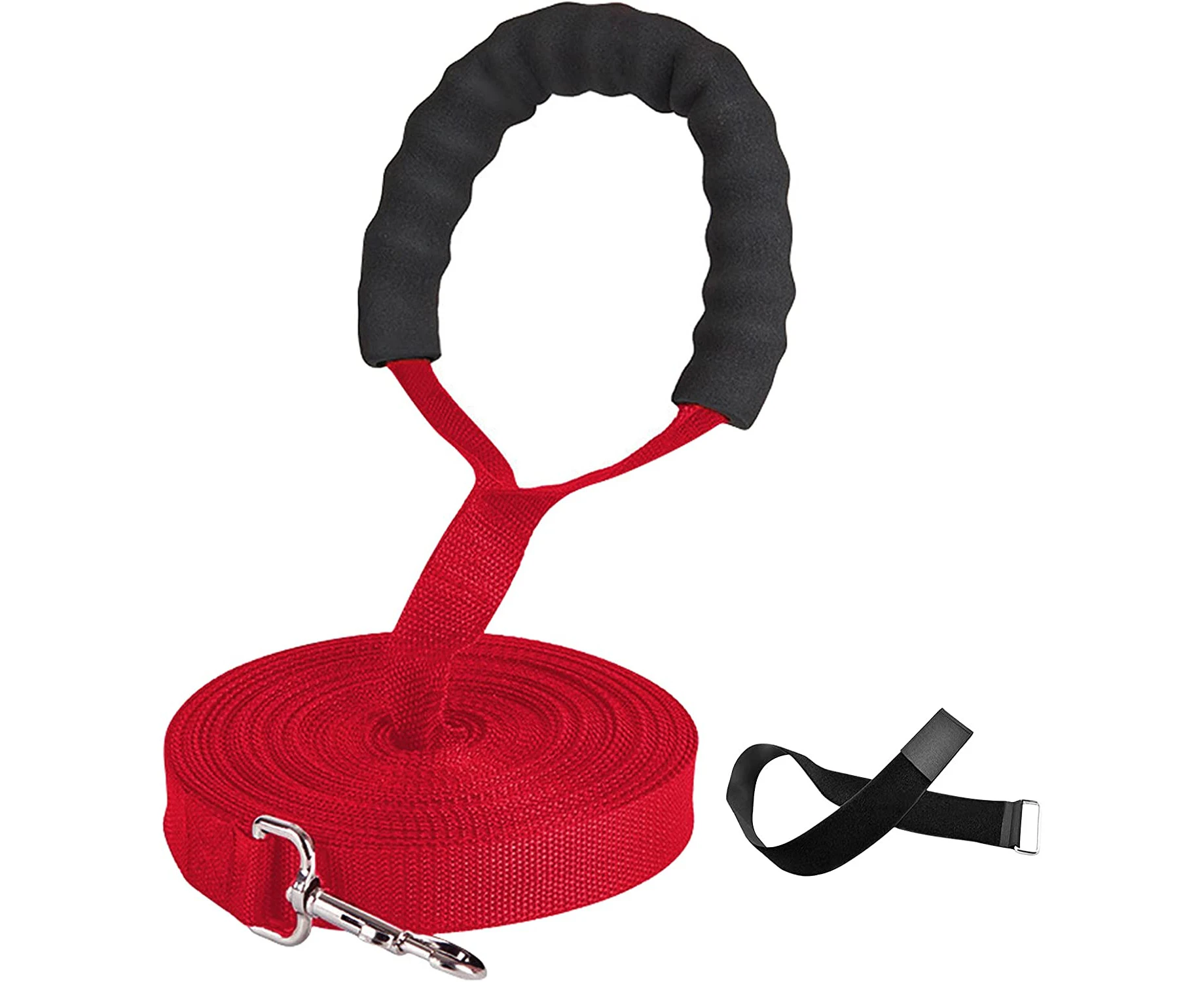 WD&CD Long Lead-Training Leash for Pets, 10 Meters Training Leads for Dogs/Puppy Training,Play,Camping,Extra Long Dog Leash - Red