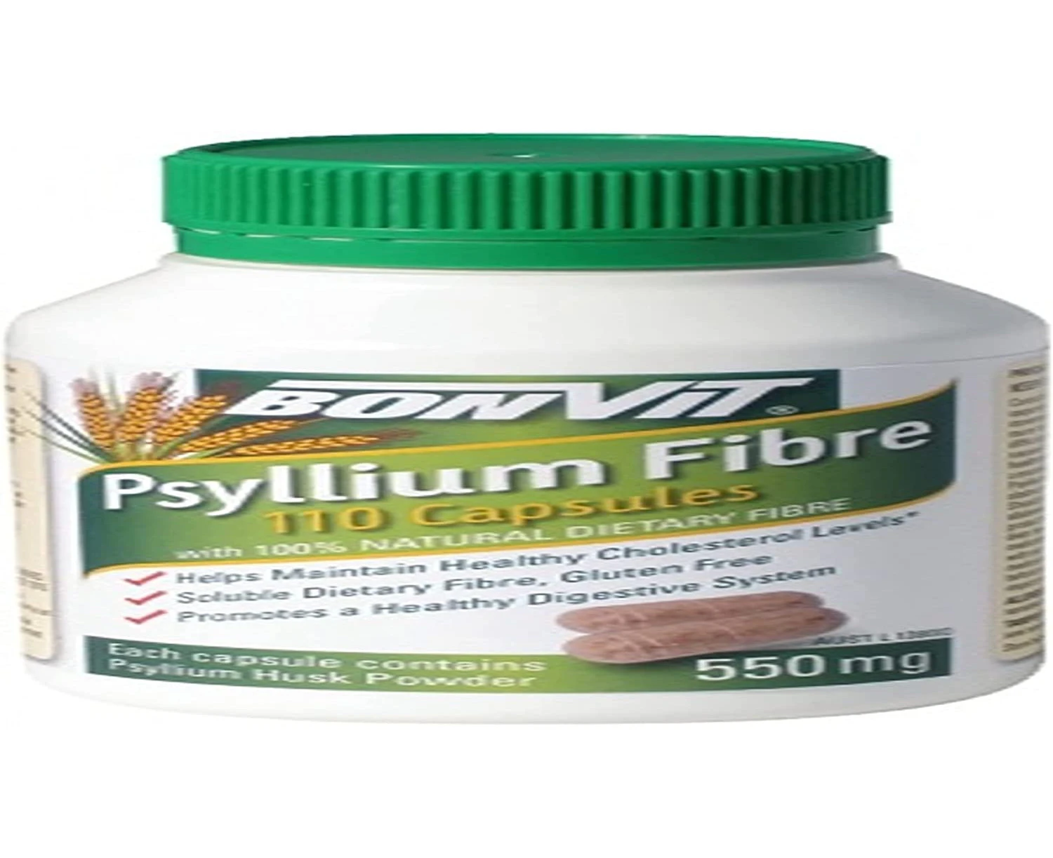 Bonvit 550mg Psyllium Fibre 110 Capsules