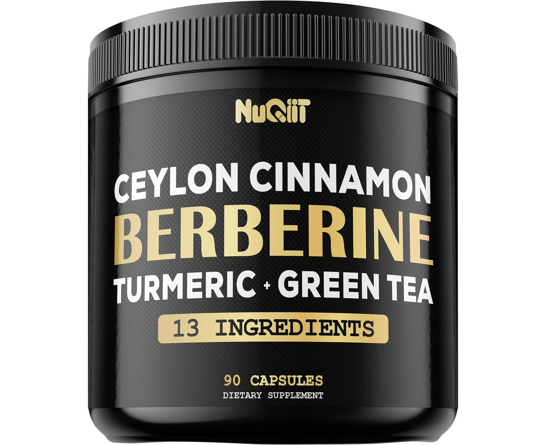 Berberine Supplement 8750mg Turmeric Curcumin 1500mg Green Tea 1500mg & More - Support Heart Health, Body Management & Immune System - 90 Capsules for 3 Mo