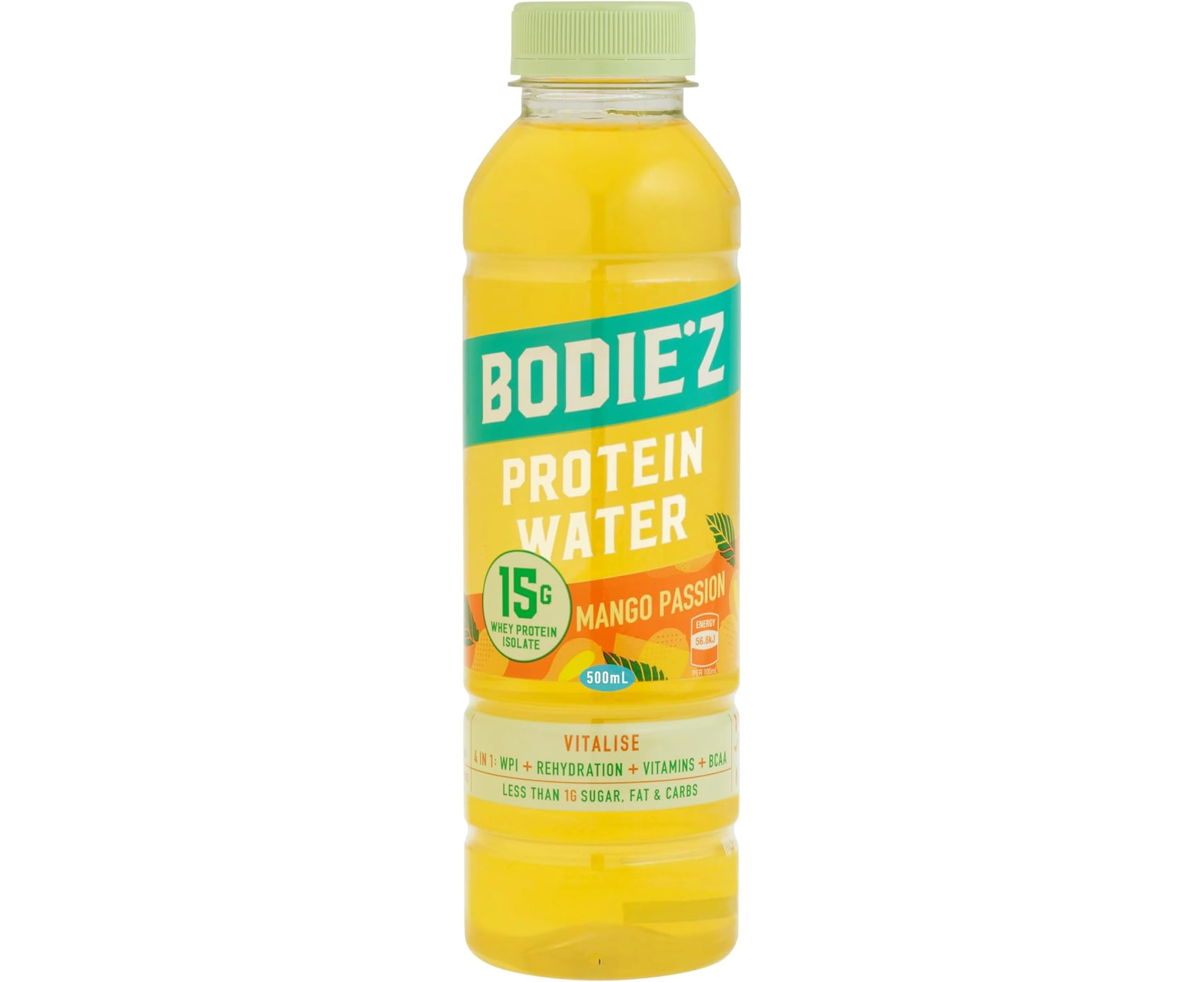 BODIE'Z Vitalise 15g Protein Water - Mango Passionfruit - 500ml x 6