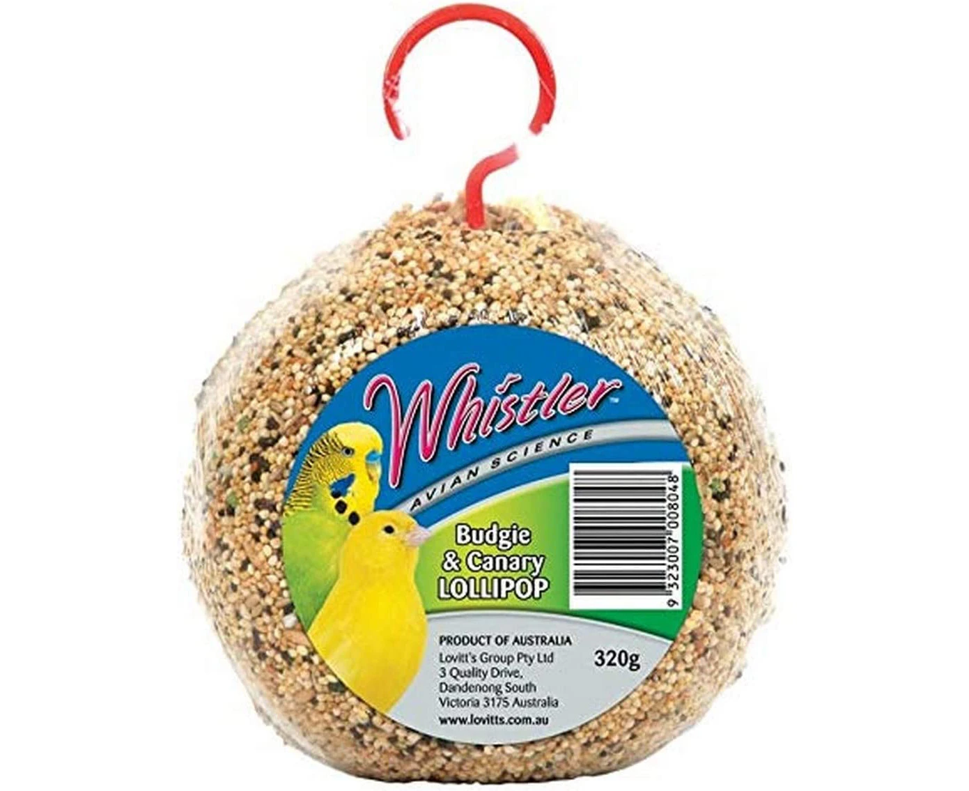 Whistler Avian Science Budgie & Canary Lollipop 320 g