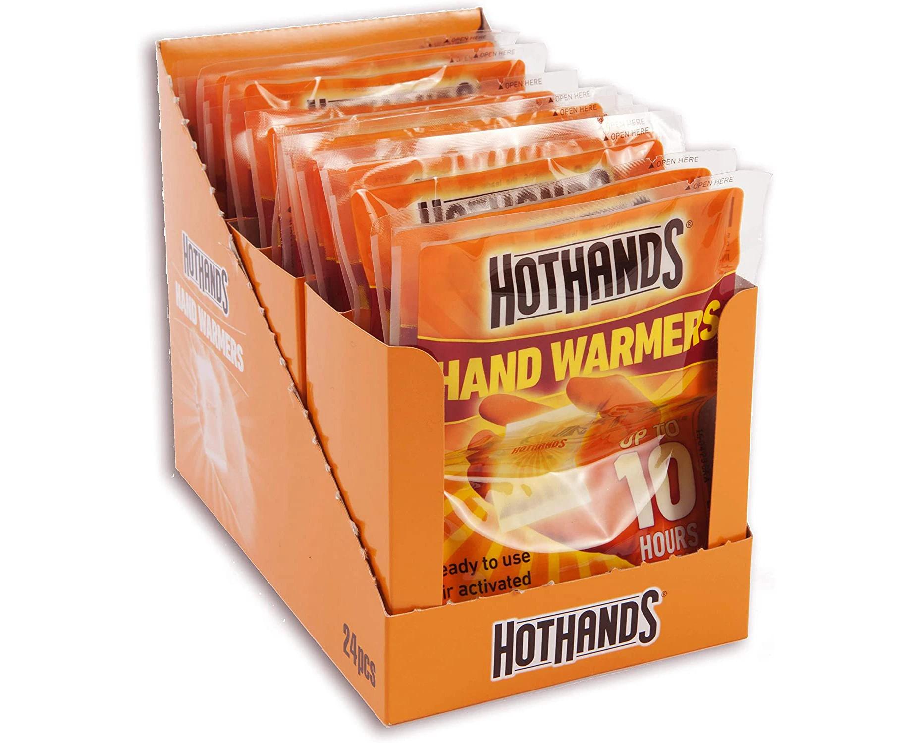 HOTHANDS Hand Warmers Pair Value Pack Air Activated Warmers Up to 10 Hours of Heat, 5 count