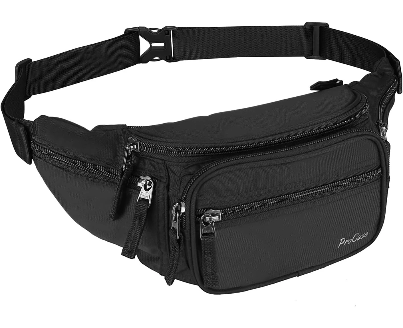 ProCase Fanny Pack Waist Packs for Men Women, Large Capacity Waist Bag Hip Pack for Travel Hiking Running Outdoor Sports