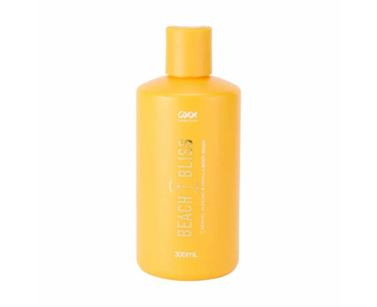 Beach Bliss Summer Solstice Body Wash 300ml, Caramel, Almond and Vanilla - OXX Bodycare