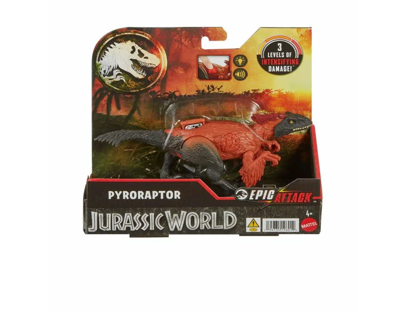 Jurassic World Epic Attack Pyroraptor Dinosaur Figure