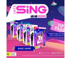 Let's Sing 2025 - 2 Mic Bundle - Nintendo Switch